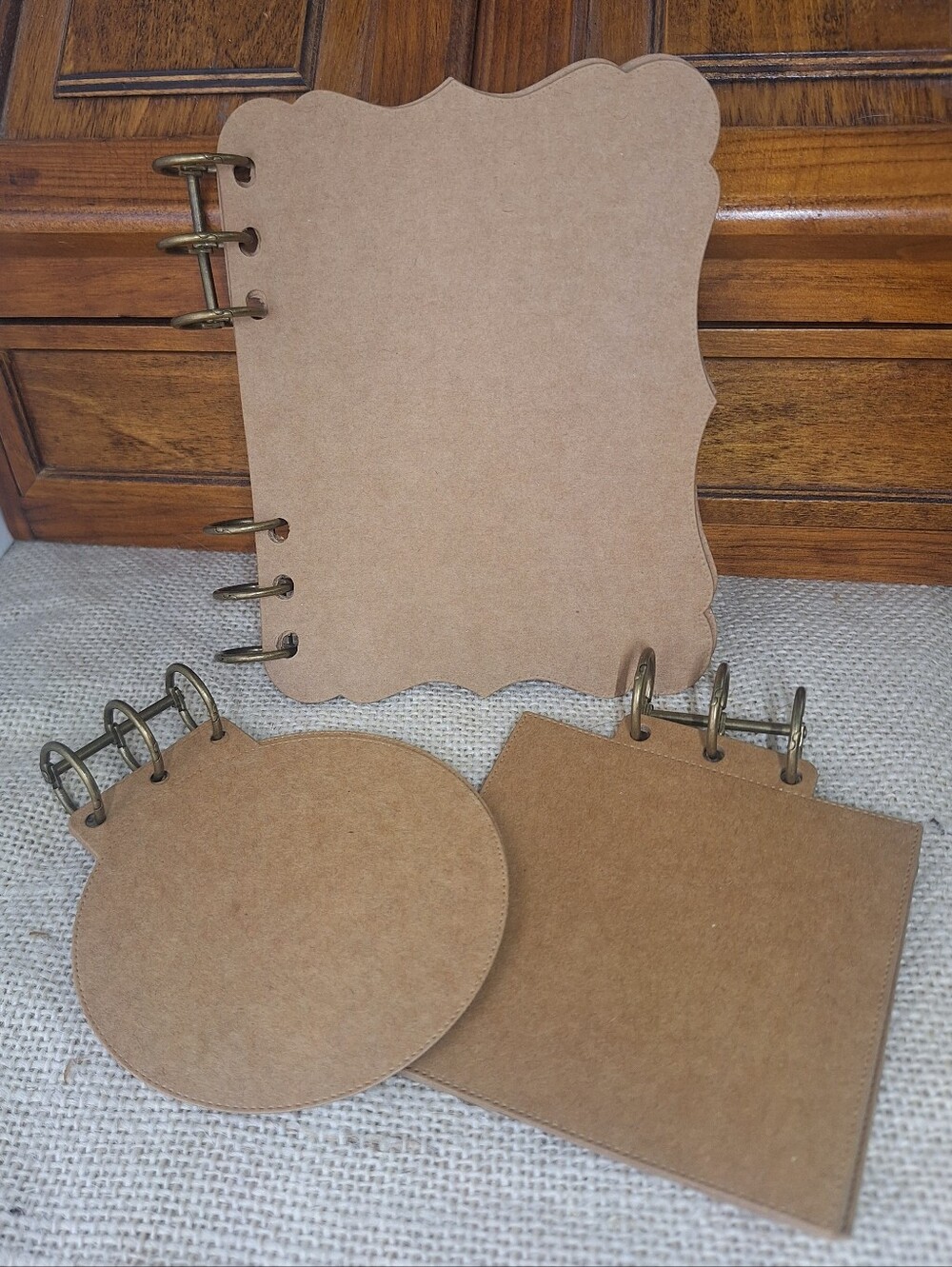 Set Of 3 Blank Junk Journals, Art Journal